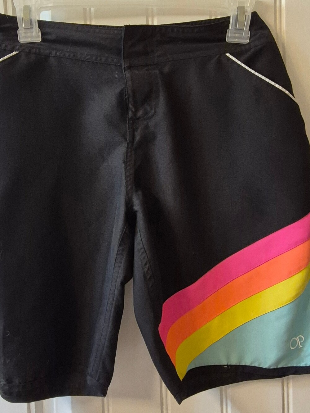 Mens Vintage-Style Ocean Pacific (OP) Board Shorts Size Large